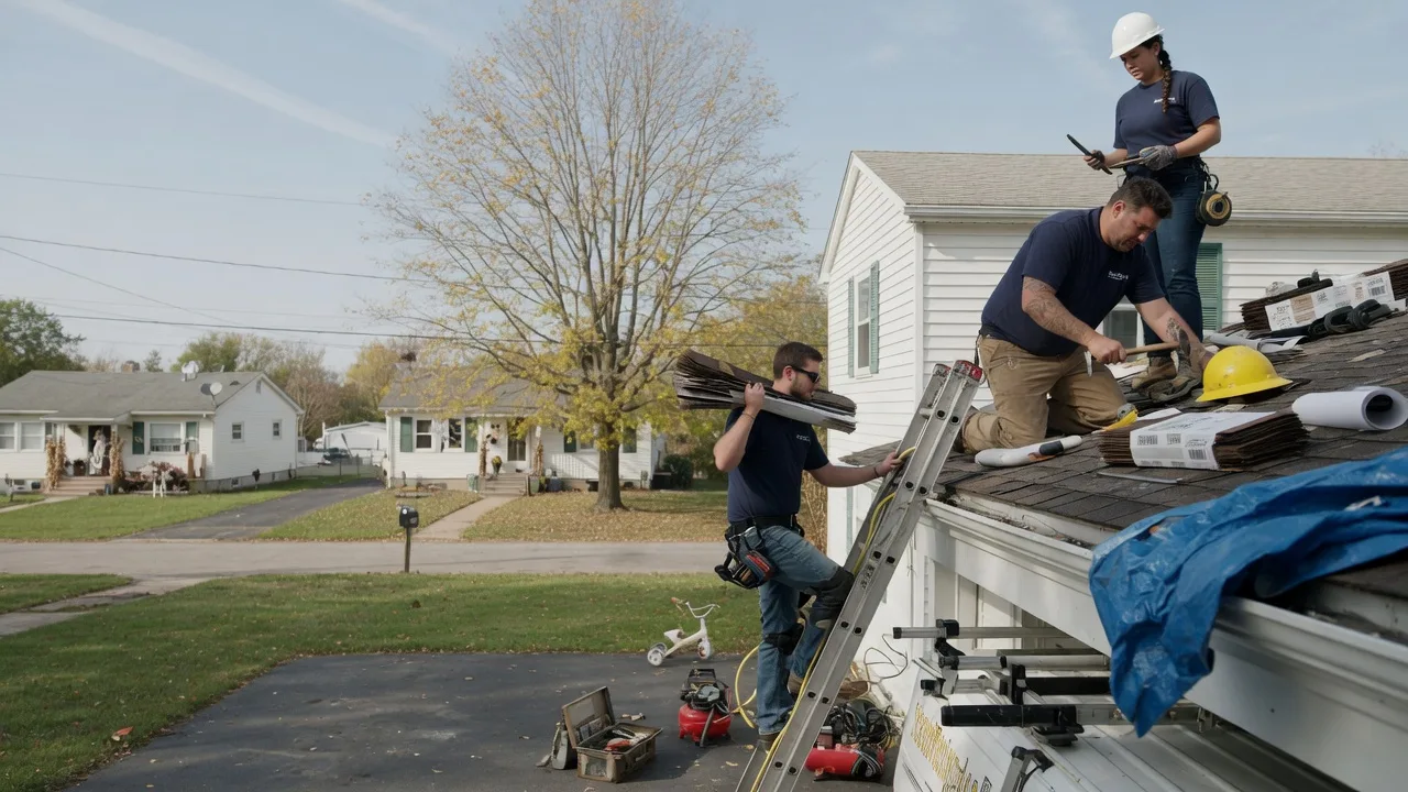 Local Roofing Contractors in Bourbonnais, IL near me